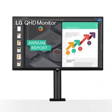 LG 27QN880 27 Inch IPS Ergo Black Monitor